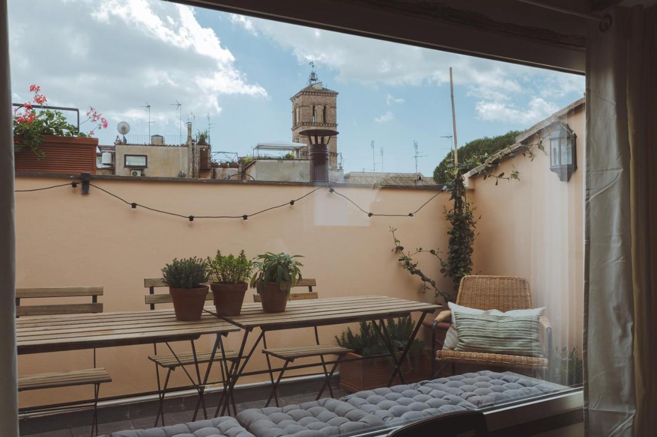 Amazing Penthouse With Terrace And Rooftop In Trastevere Rome Extérieur photo