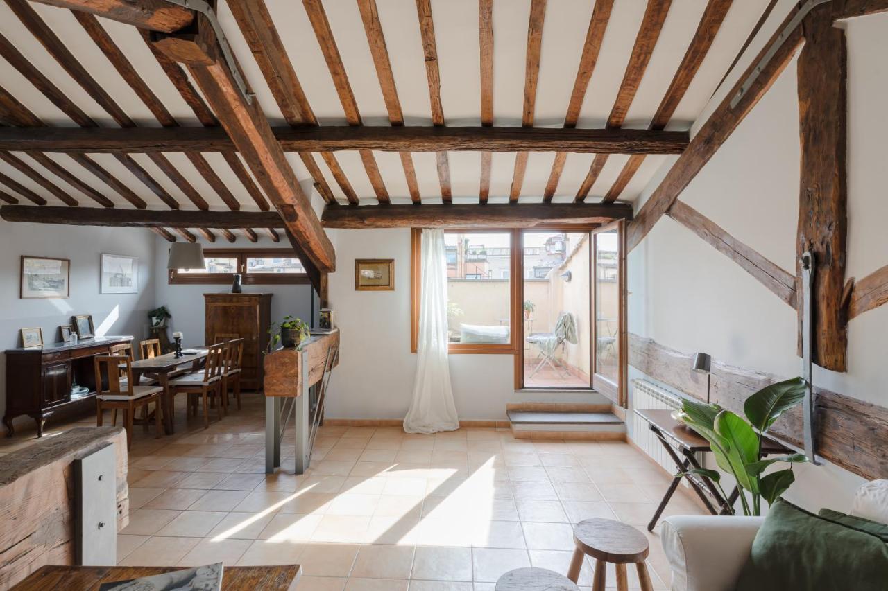 Amazing Penthouse With Terrace And Rooftop In Trastevere Rome Extérieur photo