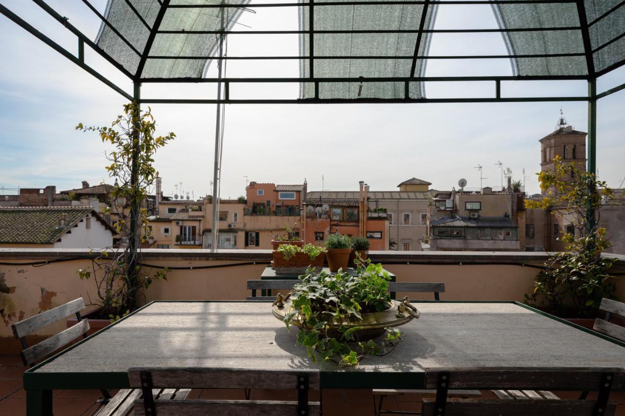 Amazing Penthouse With Terrace And Rooftop In Trastevere Rome Extérieur photo