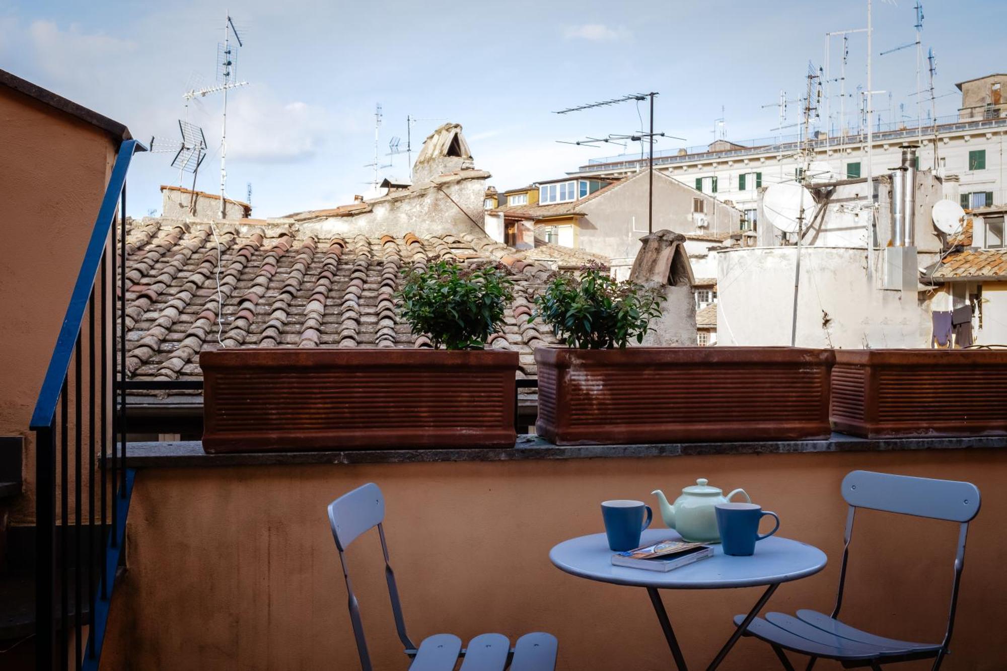 Amazing Penthouse With Terrace And Rooftop In Trastevere Rome Extérieur photo