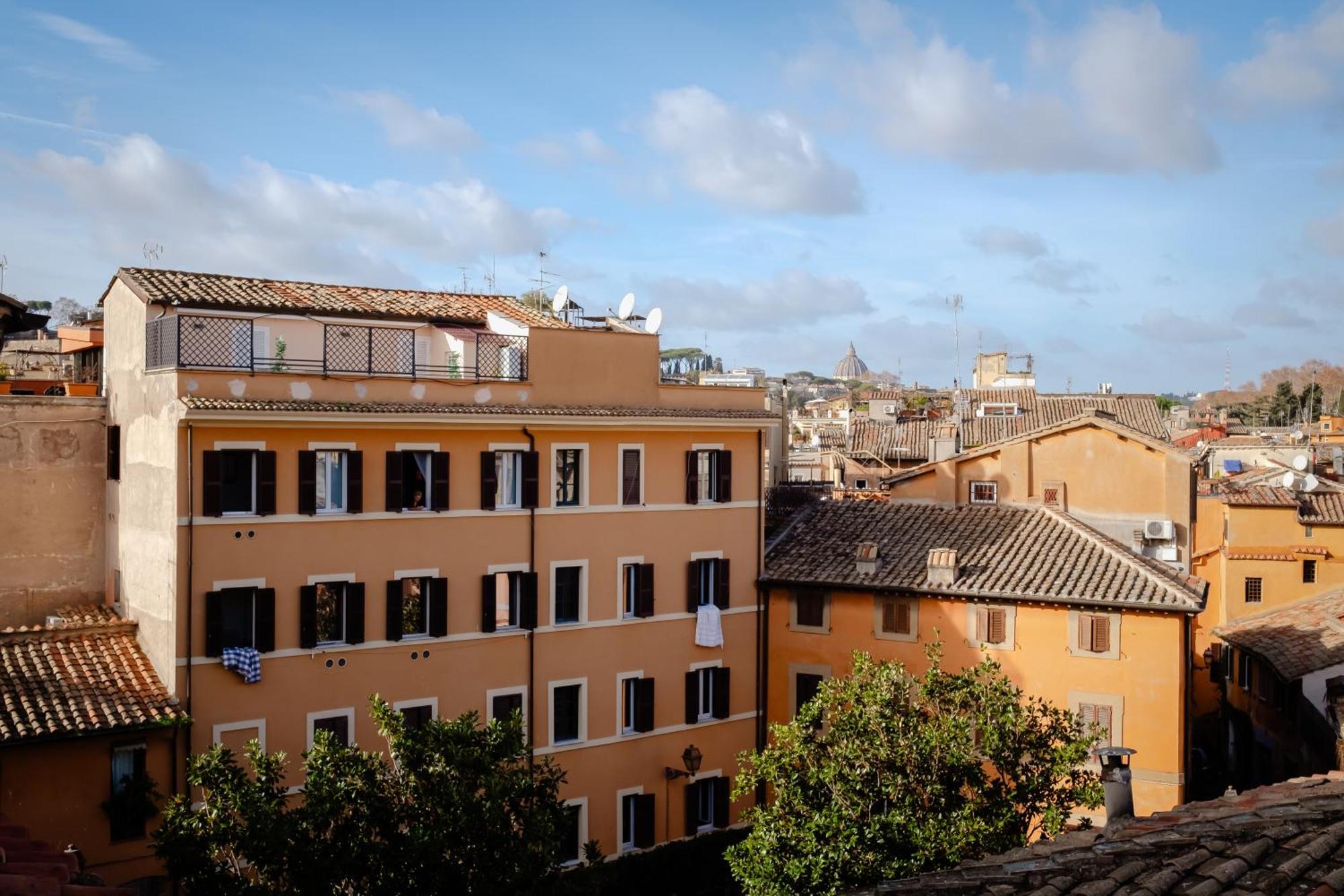 Amazing Penthouse With Terrace And Rooftop In Trastevere Rome Extérieur photo